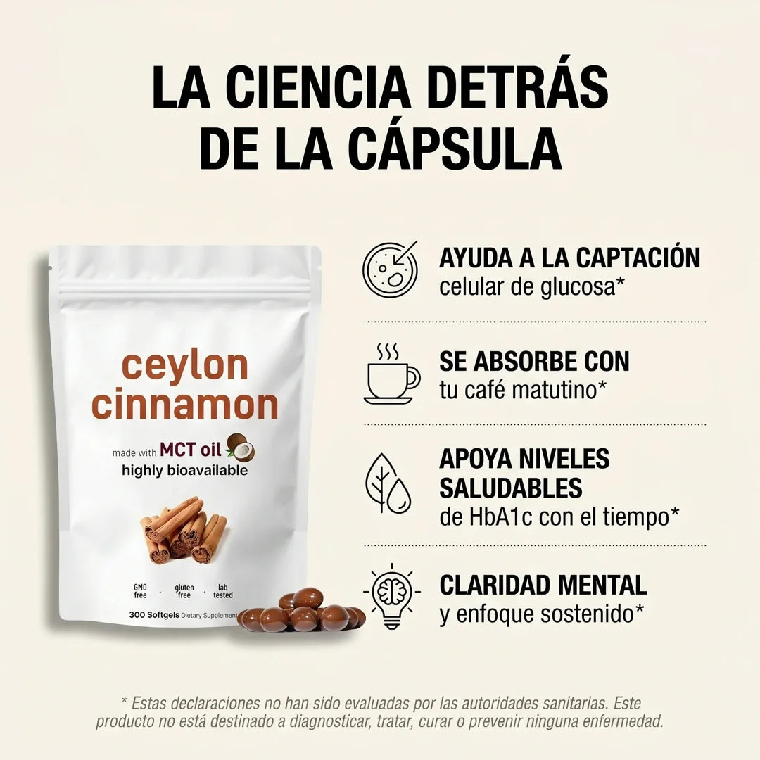 Ceylon Cinnamon - Glucosa Equilibrada